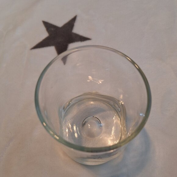 Vintage Barware B.C. Comic Johnny Hart Caveman Pinched Glass Tumbler Drinkware - Picture 3 of 6